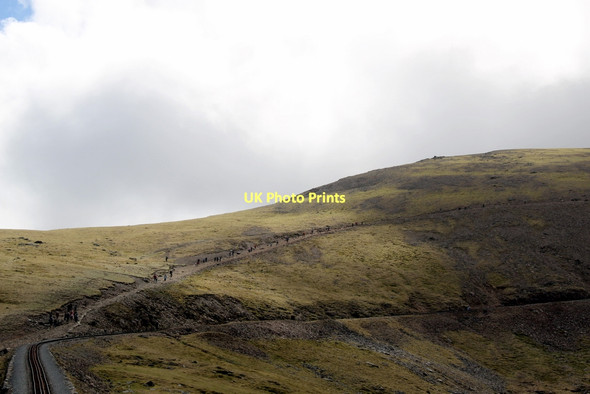 Photo 6"x4" Path to the Summit of Snowdon Gwastadnant c2011