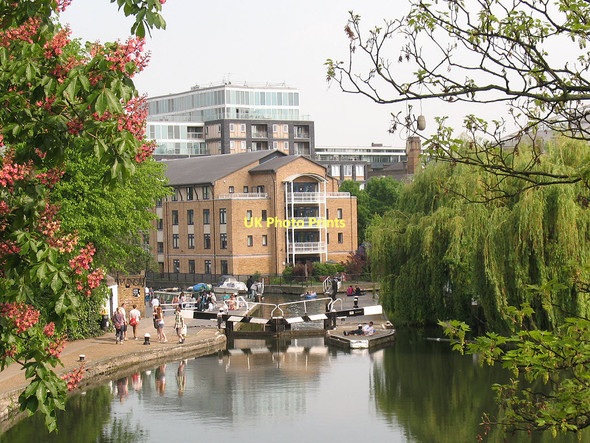 Photo 6"x4" City Road Lock London c2011
