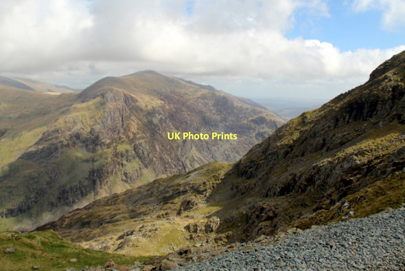 Photo 6"x4" Snowdonia from Clogwyn Gwastadnant c2011