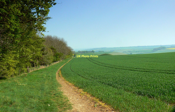 Photo 6"x4" Bridleway to Aldbourne, Sugar Hill Upper Upham c2011