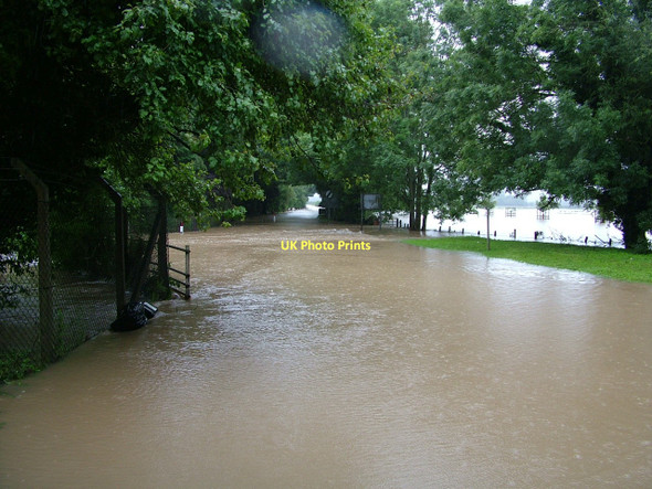 Photo 6"x4" Leintwardine floods, July 2007 Kinton\/SO4074 c2007