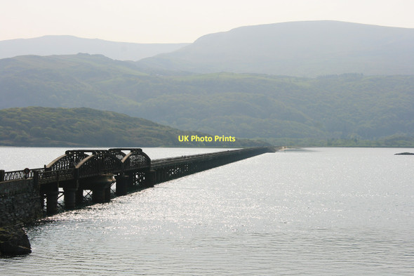 Photo 6"x4" Barmouth Bridge and Braich Ddu Barmouth\/Abermaw c2011