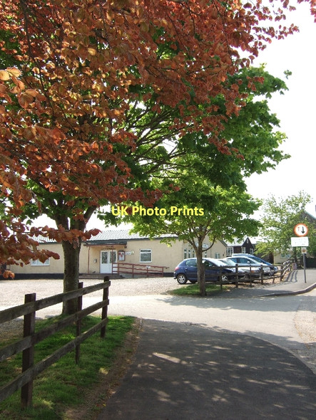 Photo 6"x4" Sandford Village Hall and car park Crediton c2011