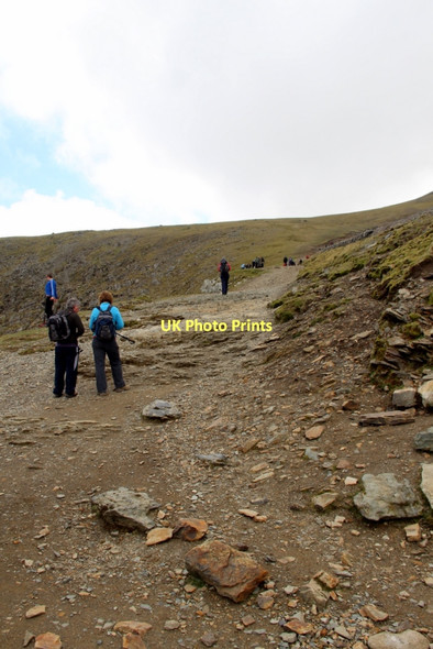 Photo 6"x4" Pathway to the Summit, Snowdon Gwastadnant c2011