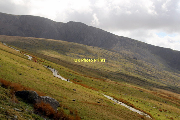 Photo 6"x4" Llanberis Path from Snowdon Mountain Railway Nant Peris or Old Llanberis c2011