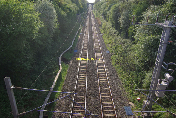 Photo 6"x4" Railway at Church Lawford Church Lawford c2011 P1