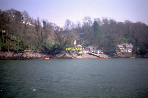 Photo 6"x4" Bodinnick Ferry Landing - 1987 Fowey c1987