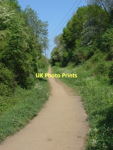Photo 6"x4" Disused railway, Tongham Aldershot c2011