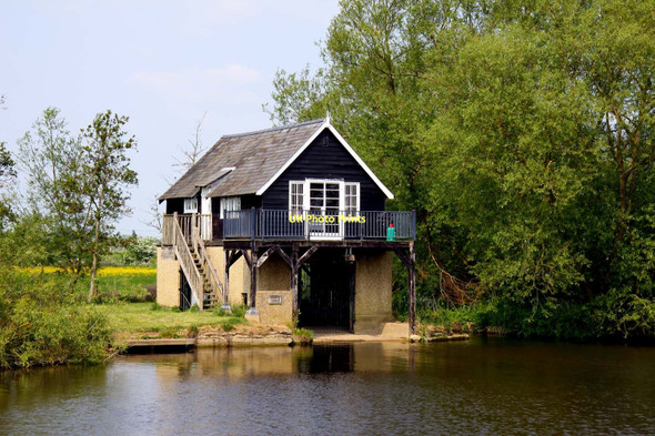 Photo 6"x4" Boathouse by the River Thames Shillingford\/SU5992 c2011