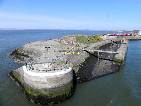 Photo 6"x4" North Round Head and Fish Quay, Heysham Heysham c2011