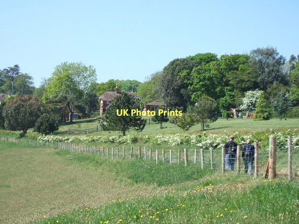 Photo 6"x4" Walkers on South West Coast Path Dawlish c2011