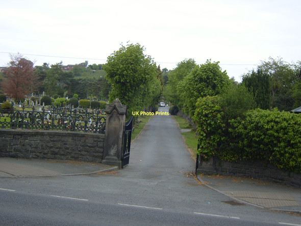 Photo 6"x4" Newtown Cemetery Newtown\/Y Drenewydd c2011
