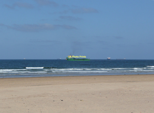 Photo 6"x4" View out to sea from the promenade, Coatham Redcar\/NZ6124 c2011