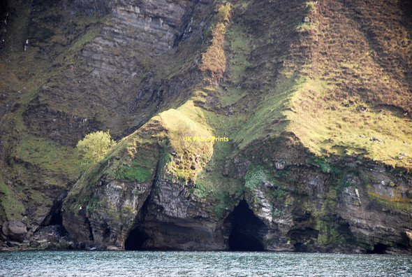 Photo 6"x4" Scarf Caves Inveralivaig c2011