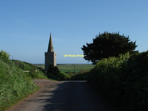 Photo 6"x4" Approaching Warren from the north Merrion\/SR9397 c2011