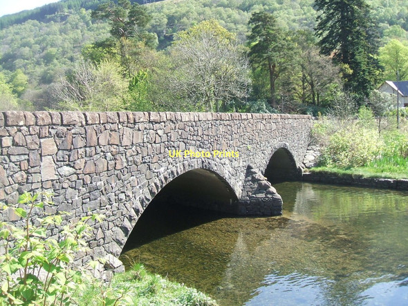 Photo 6"x4" Bridge over Loin Water Arrochar c2011