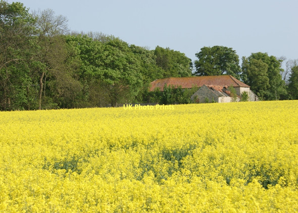 Photo 6"x4" Heath Farm from Heath Lane Barkston c2011