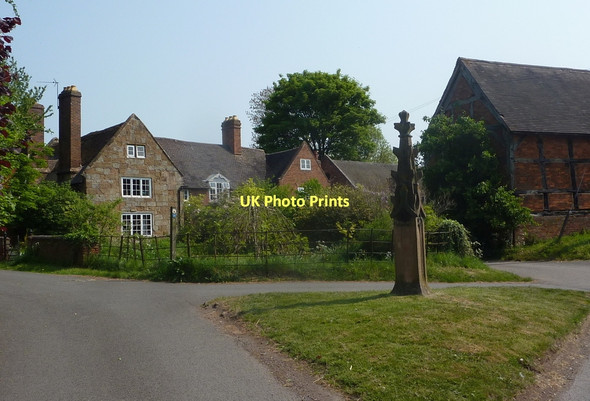Photo 6"x4" Village scene, Church End, Shustoke Church End\/SP2490 c2011