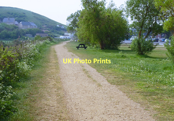 Photo 6"x4" Footpath on Former Railway Line Bridport c2011