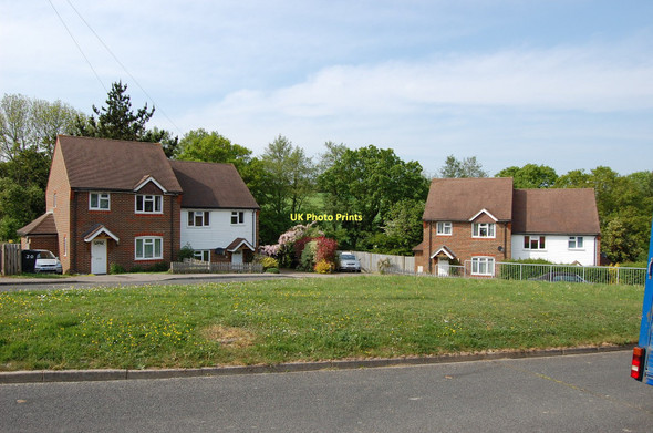Photo 6"x4" Houses on Darvell Down Cackle Street\/TQ6919 c2011