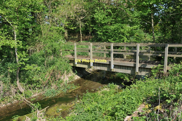 Photo 6"x4" Footbridge at Upper Mill Farm Shorncote c2011