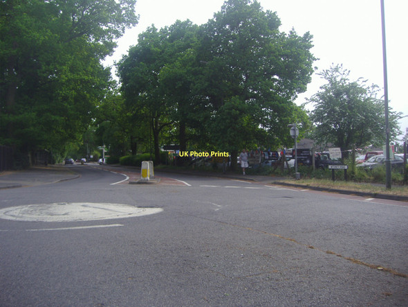 Photo 6"x4" Mini roundabout on Mytchett Road Farnborough\/SU8754 c2011