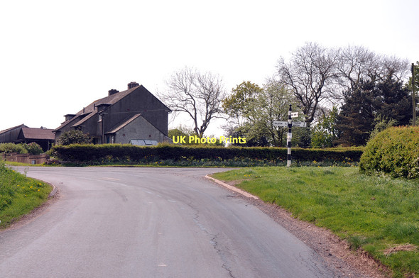 Photo 6"x4" Road junction near Cardewlees Farm Cardewlees c2011