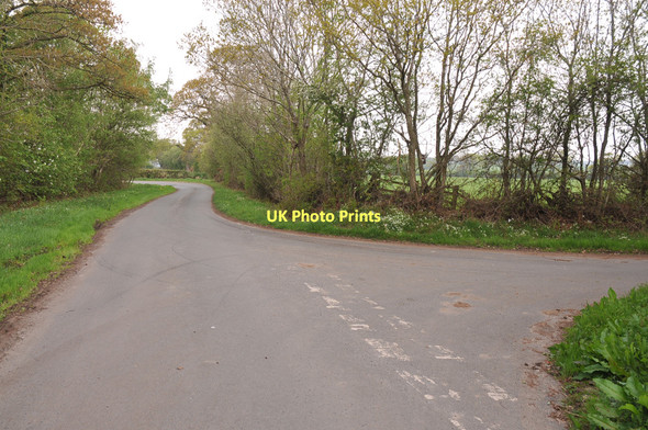 Photo 6"x4" Junction of minor roads near Durdar Durdar c2011
