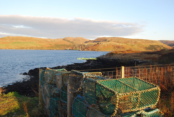 Photo 6"x4" Lobster Pots Portnalong c2009