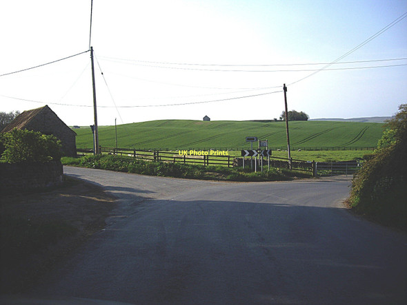 Photo 6"x4" Lane Head junction Hutton Magna c2011