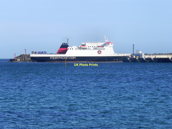 Photo 6"x4" Ben-My-Chree Enters Douglas Harbour Douglas\/SC3875 c2011