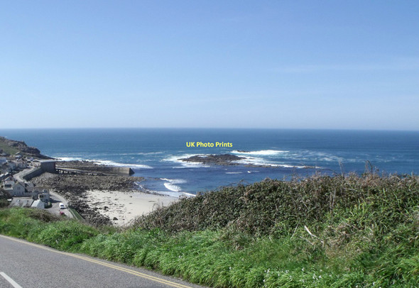 Photo 6"x4" Looking towards the beach at Sennen Cove Sennen Cove c2011