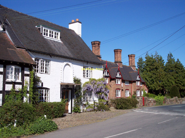 Photo 6"x4" Wisteria and chimneys at Bunbury Bunbury c2011
