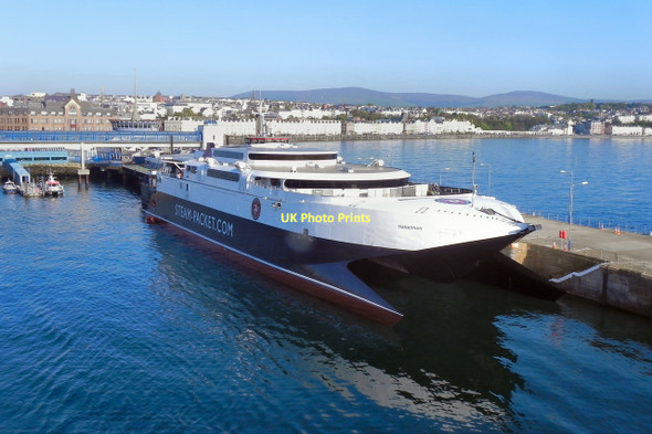Photo 6"x4" HSC Manannan at Victoria Pier Douglas\/SC3875 c2011