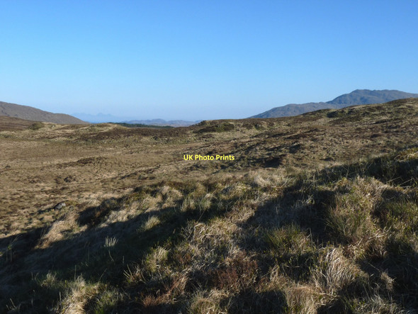 Photo 6"x4" Open moor above Loch Uisge Lochuisge c2011