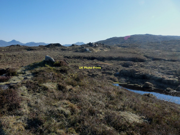Photo 6"x4" Gently rising slopes of Glas Bheinn Allt Doire na Bainnse c2011
