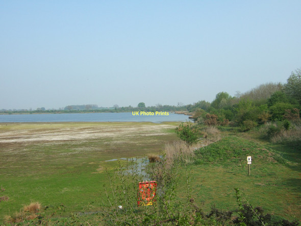 Photo 6"x4" Lingham Water, Nosterfield Quarry - southern section Nosterfield c2011