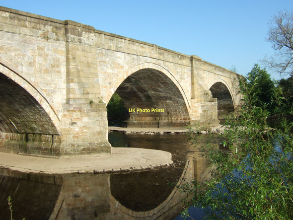 Photo 6"x4" The (widened) bridge over the Ure at West Tanfield West Tanfield c2011