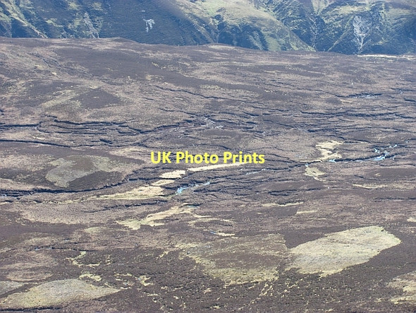 Photo 6"x4" Bogs above Glen Tilt Coire na Creige c2011