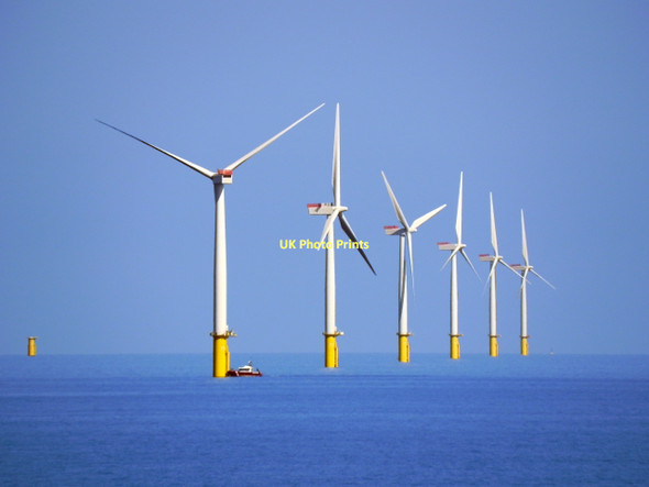 Photo 6"x4" Walney Offshore Windfarm South End\/SD2063 c2011