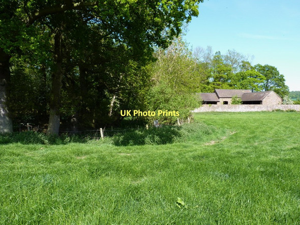 Photo 6"x4" Old farm buildings near Moat Plantation Harley\/SJ5901 c2011