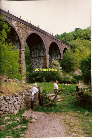 Photo 6"x4" Monsal Head Viaduct Little Longstone c1992