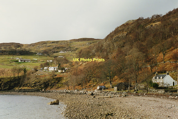 Photo 6"x4" Beach north of Diabaig pier Lower Diabaig c1995
