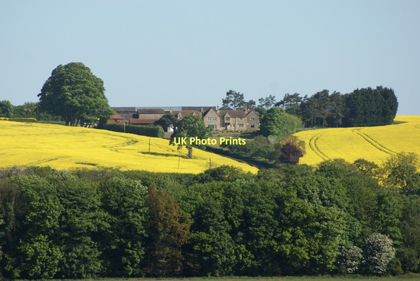 Photo 6"x4" Sudbrook Hill Farm, viewed from West Willoughby Carlton Scroop c2011