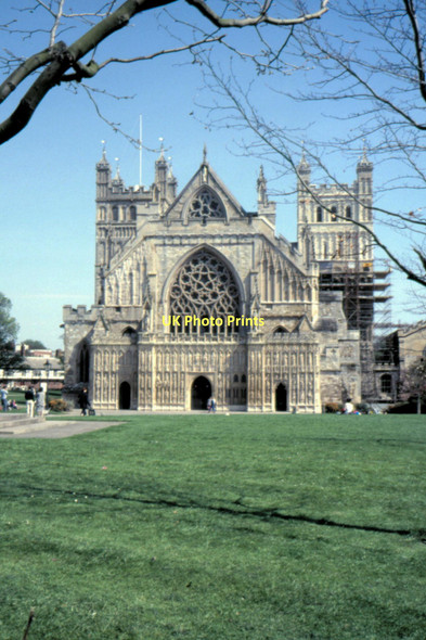 Photo 6"x4" Exeter Cathedral - 1987 Exeter c1987