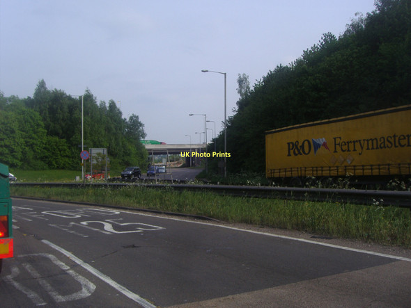 Photo 6"x4" The A41 at the roundabout connecting the M25 Kings Langley c2011