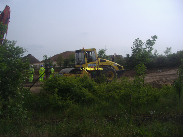 Photo 6"x4" Road works by M25, Hunton Bridge Kings Langley c2011
