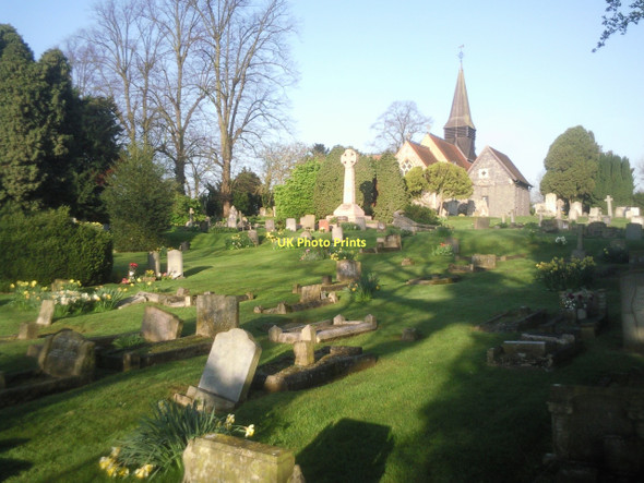 Photo 6"x4" All Saints Churchyard, Foots Cray Foots Cray c2011