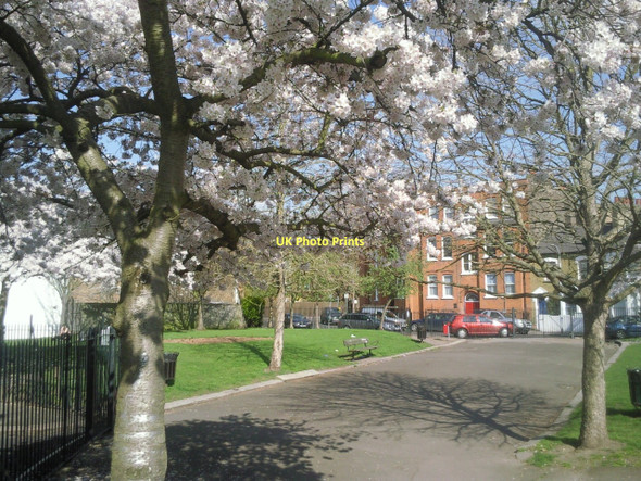 Photo 6"x4" Park near Purcell Crescent Fulham c2011