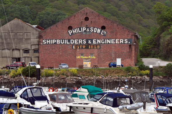 Photo 6"x4" Philip & Son Ltd Ship Builders Dartmouth c2011